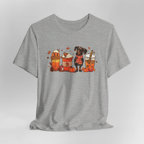 Dachshund T- Shirt for Women - Dachshund Autumn Shirt