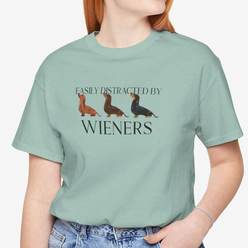 Funny Dachshund T- Shirt for Women - Wiener Dog Tee for Women