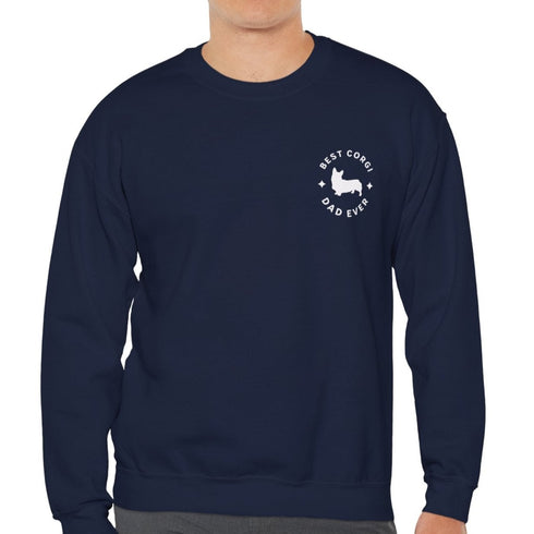 Corgi Sweatshirt for Men - Corgi Dad Sweatshirt for Men