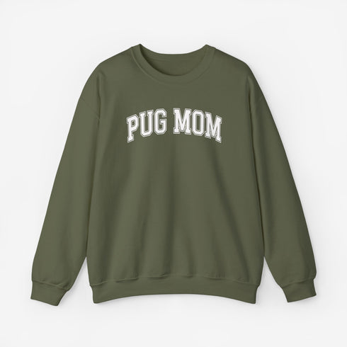 Pug Sweatshirt for Women - Pug Mom Sweatshirt