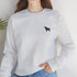 French Bulldog Sweatshirt for Women - Cute Frenchie Crew Sweatshirt
