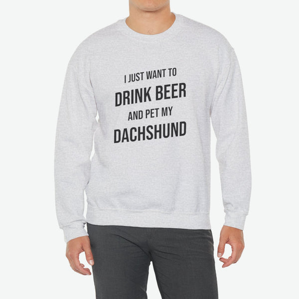 Dachshund Men's Sweatshirt - Dachshund Funny Sweatshirt - Dachshund Gift