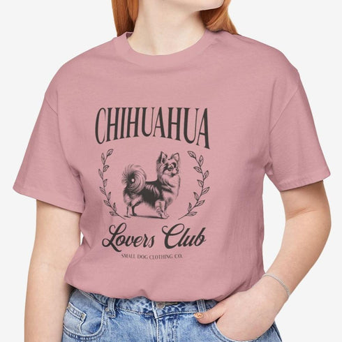Longhaired Chihuahua Shirt for Women - Chihuahua Lovers Club Tee