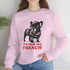 French Bulldog Sweatshirt - Pardon my French - Frenchie Sweatshirt for Women