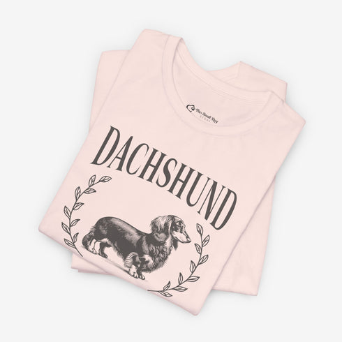 Longhaired Dachshund Shirt for Women - Dachshund Lovers Club Tee