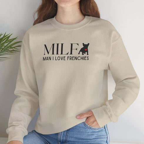 French Bulldog Sweatshirt for Women - Funny Frenchie Mom Sweatshirt