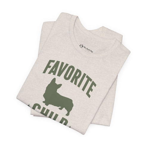 Corgi Mom Shirt - Favorite Child Dog Corgi Owner T-shirt
