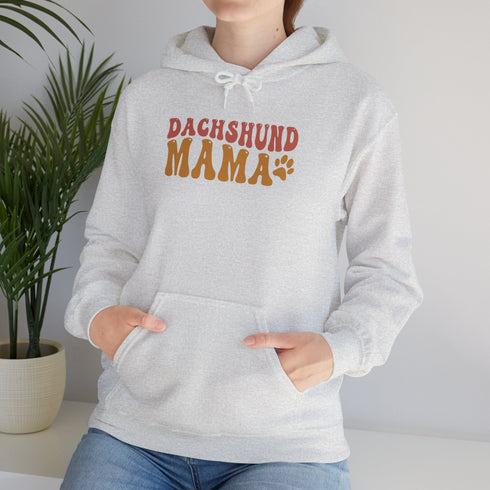 Dachshund Hoodie - Retro Dachshund Mom Hoodie - Dachshund Gift