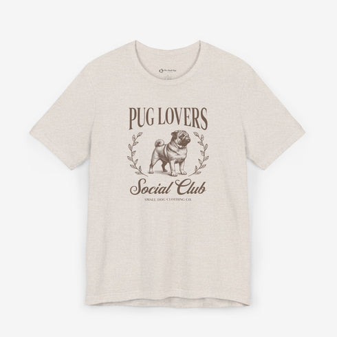 Pug Shirt for Women - Pug Lovers Club Tee