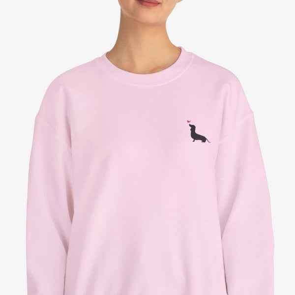 Dachshund Sweatshirt for Women - Cute Dachshund - Crew Sweatshirt