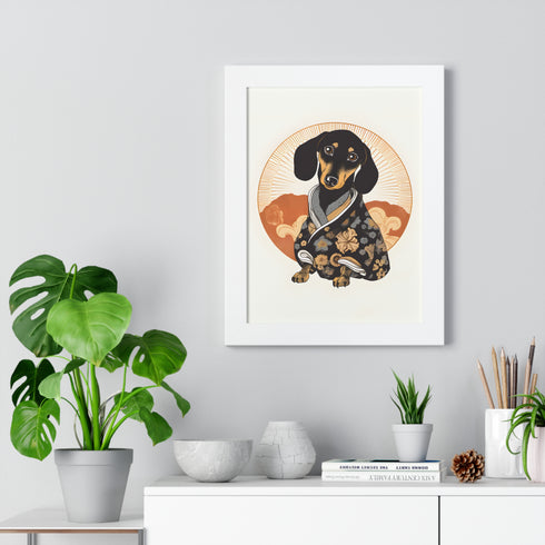 Dachshund Framed Poster - Dachshund Wall Art