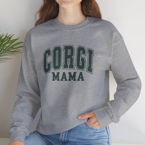 Corgi Sweatshirt for Women - Corgi Mom Crew Sweatshirt