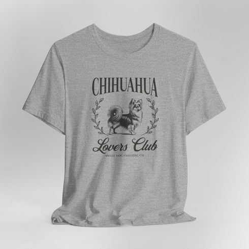 Longhaired Chihuahua Shirt for Women - Chihuahua Lovers Club Tee