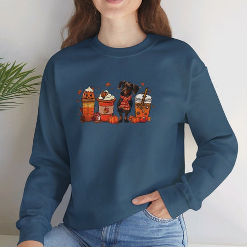 Dachshund Sweatshirt for Women - Dachshund Autumn Sweatshirt