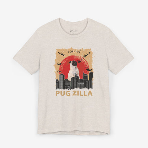 Pug Lover T-Shirt - Pugzilla Funny Pug Shirt for Women