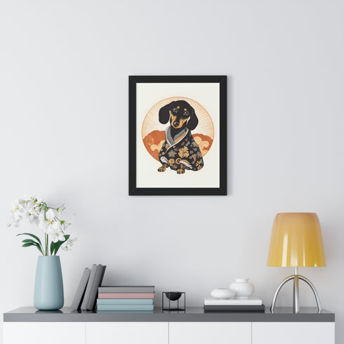 Dachshund Framed Poster - Dachshund Wall Art