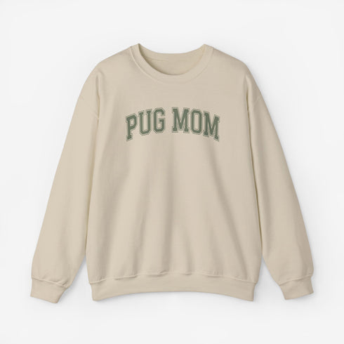 Pug Sweatshirt for Women - Pug Mom Sweatshirt