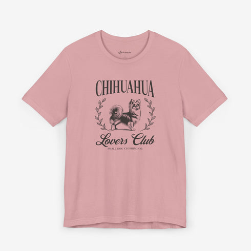 Longhaired Chihuahua Shirt for Women - Chihuahua Lovers Club Tee