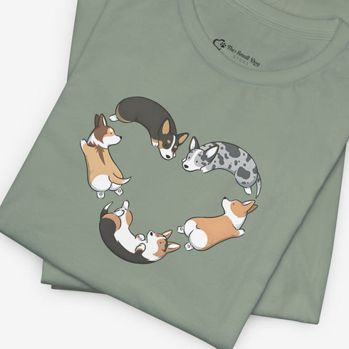Corgi Shirt for Women - Corgi Lover Tee - Corgi Gift