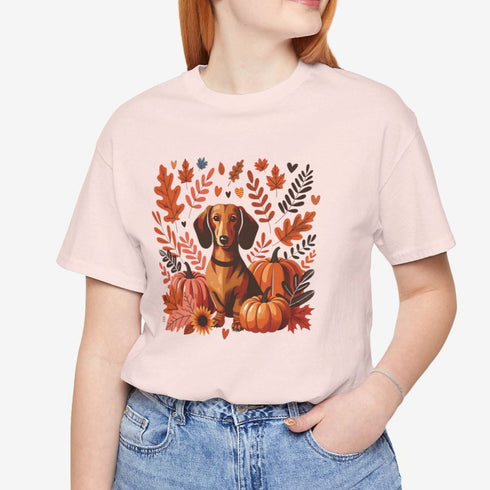 Dachshund Fall Shirt for Women - Dachshund Autumn Tee