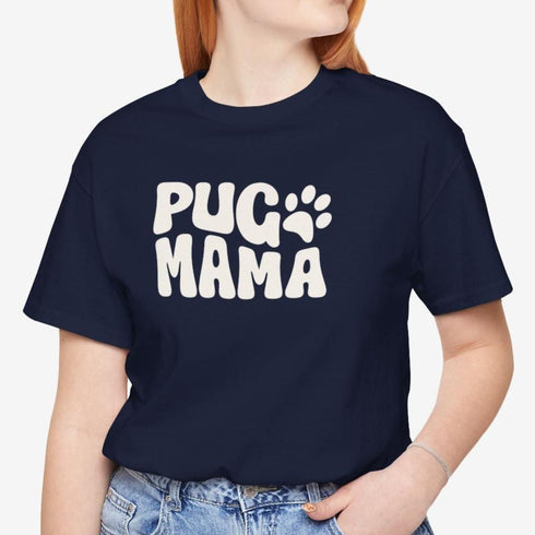 Pug Mom Tee - Pug T- Shirt for Women