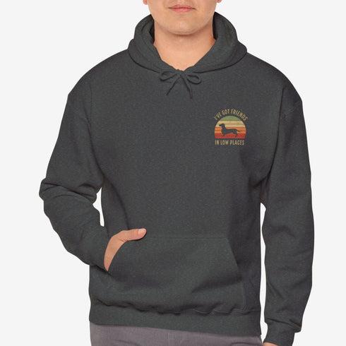 Funny Dachshund Hoodie for Men - Wiener Dog Hoodie Sweatshirt