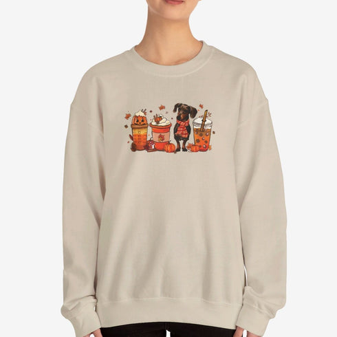 Dachshund Sweatshirt for Women - Dachshund Autumn Sweatshirt