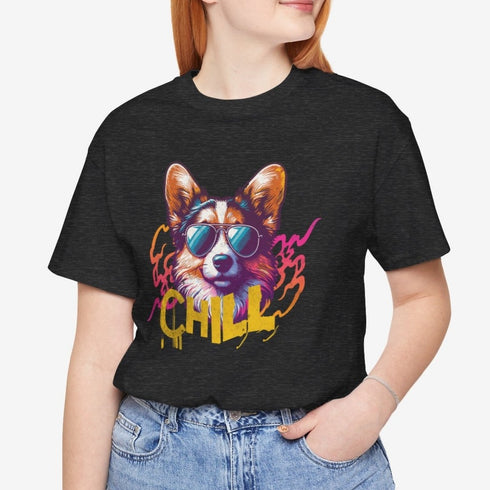 Corgi Graphic T-Shirt - Corgi Shirt for Women