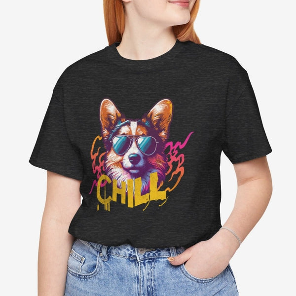 Corgi Graphic T-Shirt - Corgi Shirt for Women