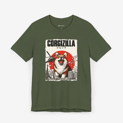 Corgi T-Shirt - Corgizilla Funny Corgi Shirt for Women