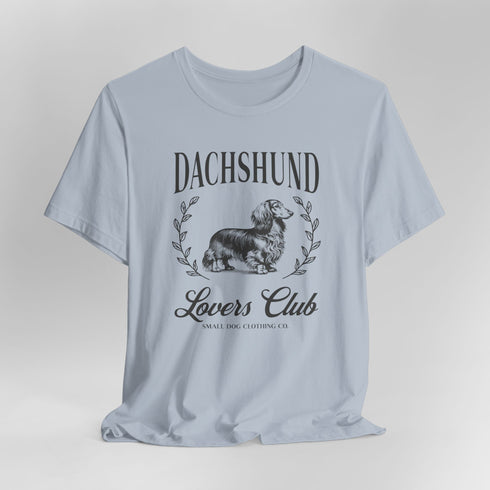 Longhaired Dachshund Tee for Women - Dachshund Lovers Club Shirt
