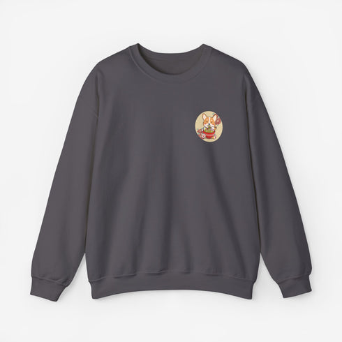Corgi Sweatshirt for Women - Cute Kawaii Corgi Crew Sweatshirt