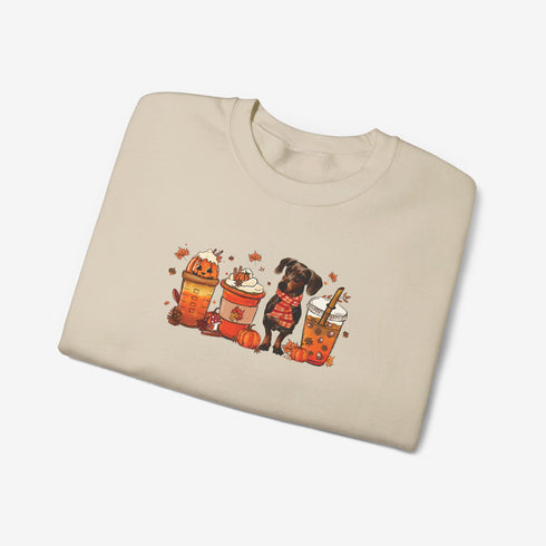 Dachshund Sweatshirt for Women - Dachshund Autumn Sweatshirt