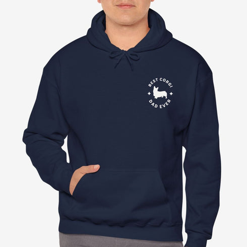 Corgi Men's Hoodie - Best Corgi Dad - Corgi Gift