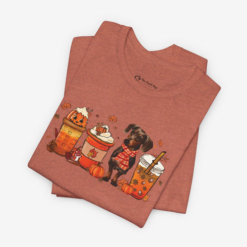 Dachshund T- Shirt for Women - Dachshund Autumn Shirt