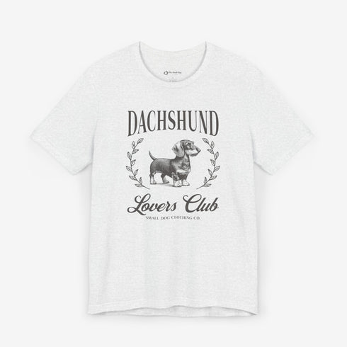 Wirehaired Dachshund Tee for Women - Dachshund Lovers Club Shirt