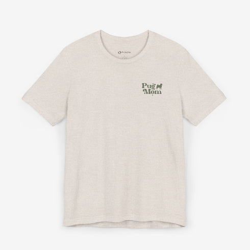 Pug Mom T- Shirt - Retro Pug Shirt for Women