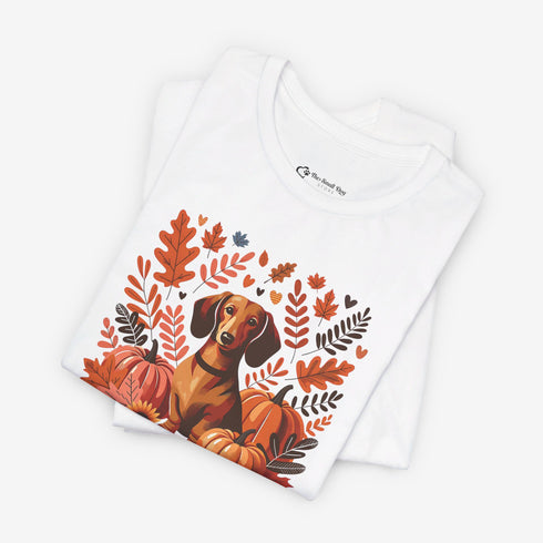 Dachshund Fall Shirt for Women - Dachshund Autumn Tee
