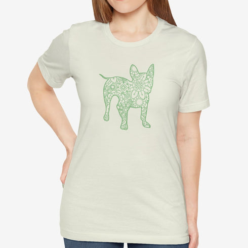 Frenchie Mandala T-Shirt - French Bulldog Shirt for Women