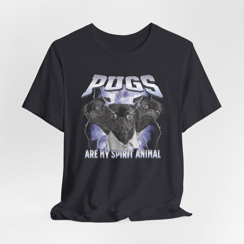 Pug Metal Shirt - Pug T- Shirt for Men
