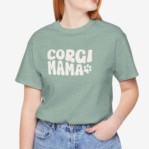 Corgi Mom T- Shirt - Corgi Tee for Women