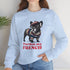 French Bulldog Sweatshirt - Pardon my French - Frenchie Sweatshirt for Women