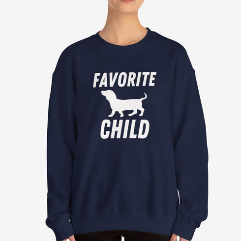 Dachshund Sweatshirt - Favorite Child - Funny Dachshund Sweatshirt