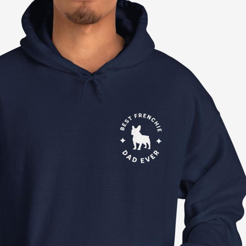French Bulldog Men's Hoodie - Best Frenchie Dad Hoodie