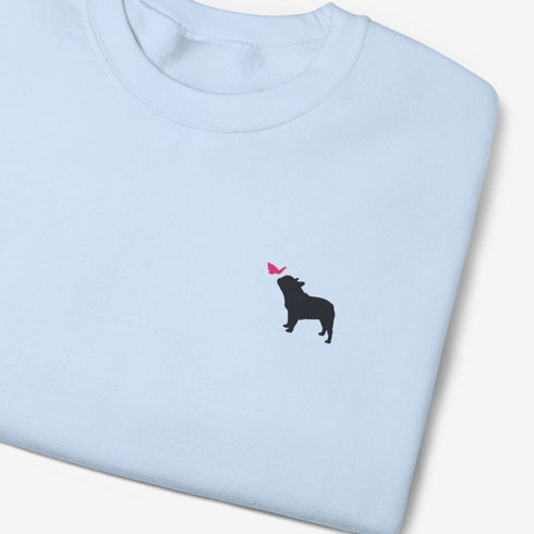 French Bulldog Sweatshirt for Women - Cute Frenchie Crew Sweatshirt