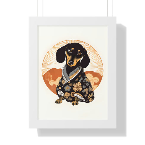Dachshund Framed Poster - Dachshund Wall Art