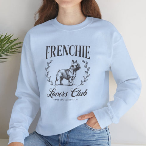 French Bulldog Sweatshirt for Women - Frenchie Lovers Club Sweatshirt
