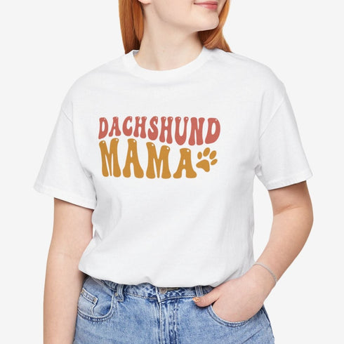 Dachshund Shirt - Retro Dachshund Mom Shirt - Dachshund Gift for Women