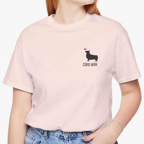 Corgi T- Shirt for Women - Corgi Mom Tee for Women