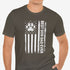 American Flag Dog Dad Tee - Dog Dad Gift